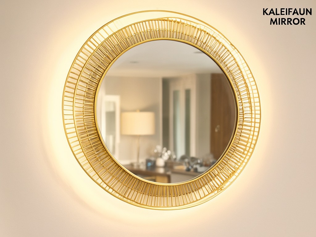 Affordable Circle Gold Wall Mirror Vendor