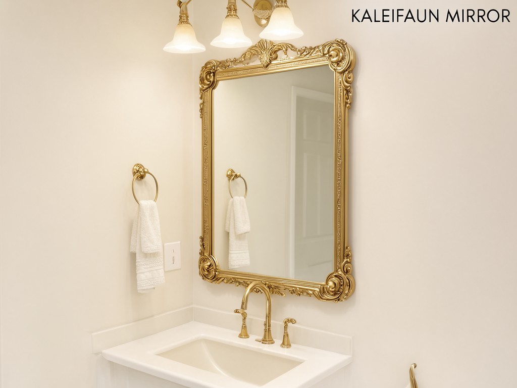B2B US Warehouse Gold Bathroom Mirror Solution