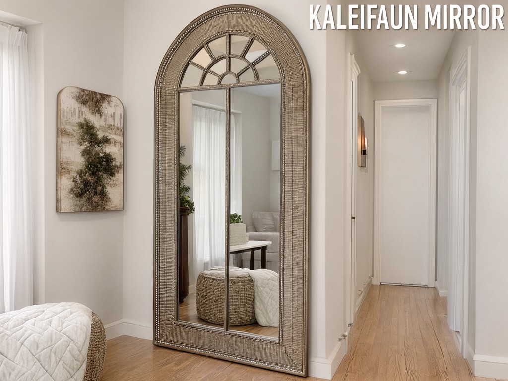 Custom Extra Large Entryway Arched Floor Mirror Factory