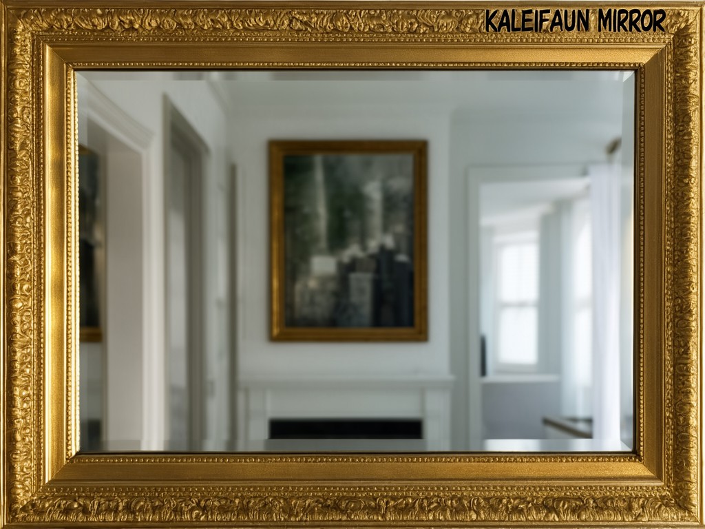 Custom high quality gold wall mirror factory