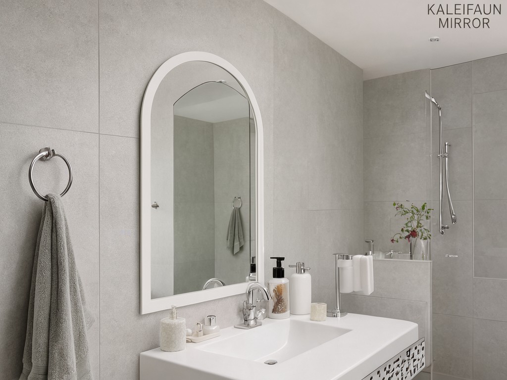 Custom Large Arched Bathroom Mirror Factory