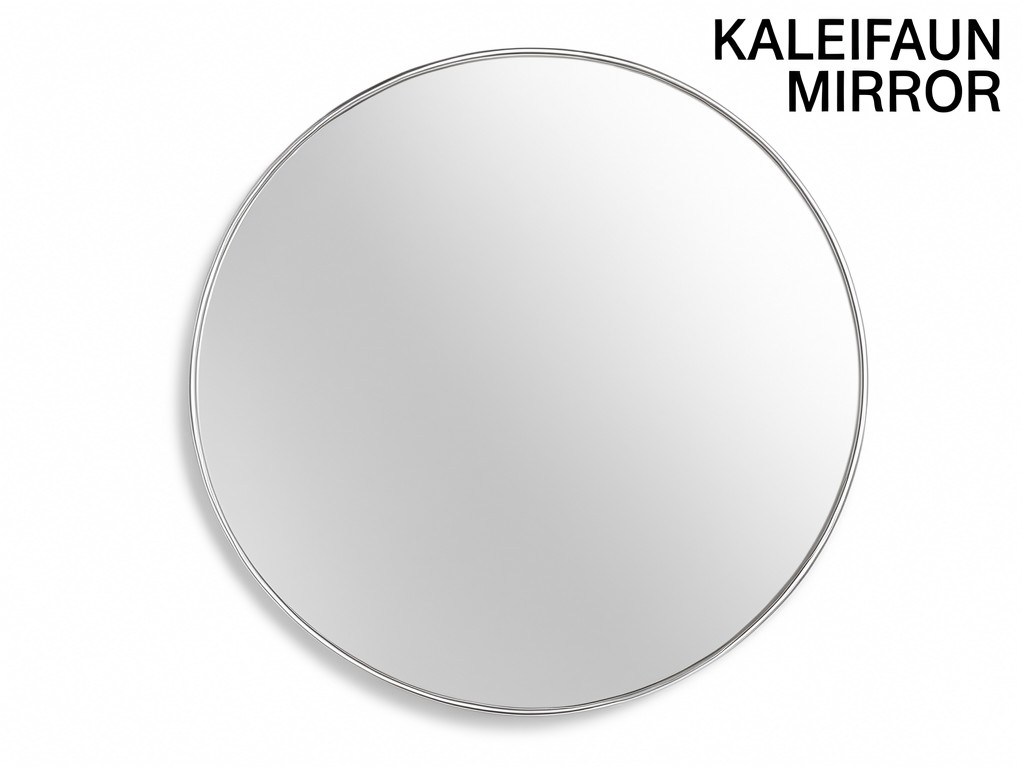 Custom Round Accent Mirror Silver Top Factory