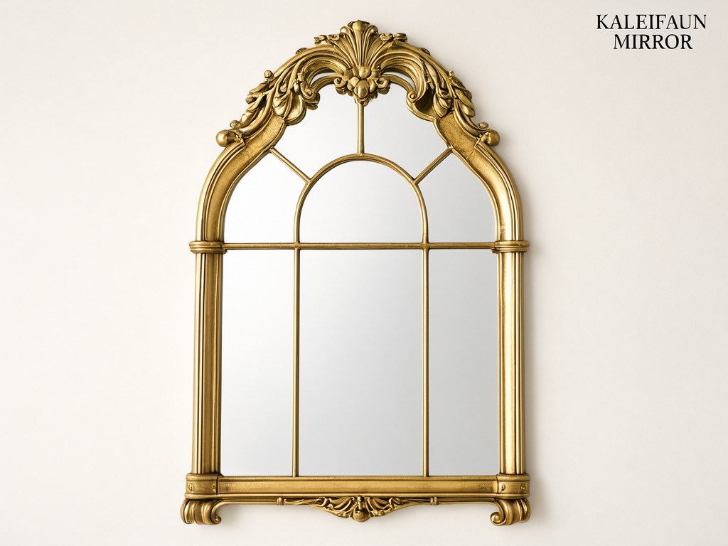 Customized Vintage Gold Arch Mirror Exporter