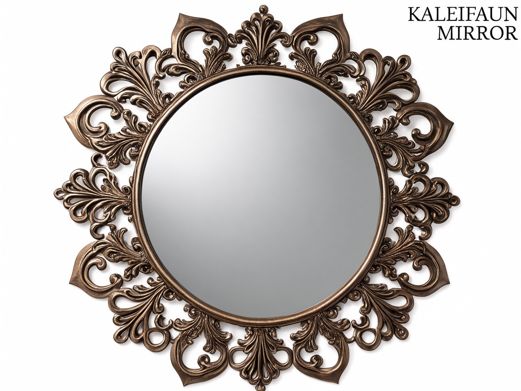 Durable bronze metal decorative wall mirror Exporter