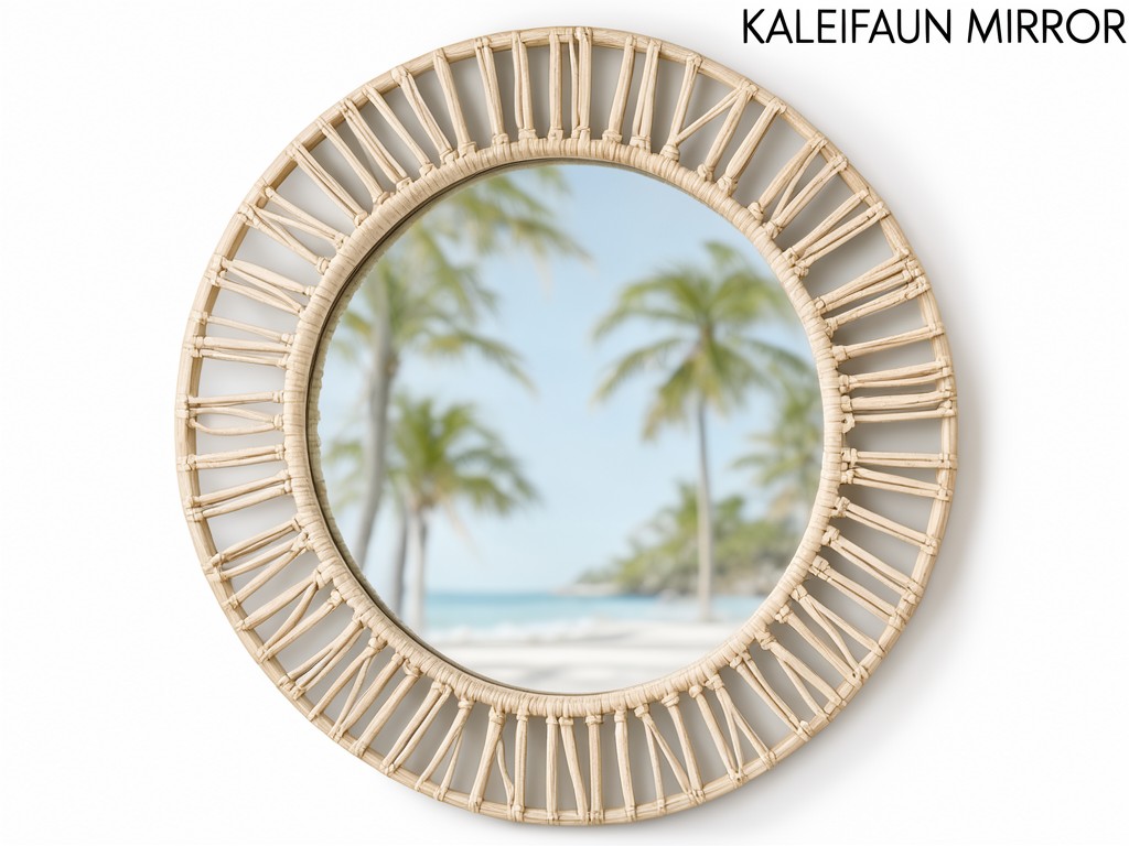 Personalized Beachy Round Wall Mirror For Bedroom Suppliers