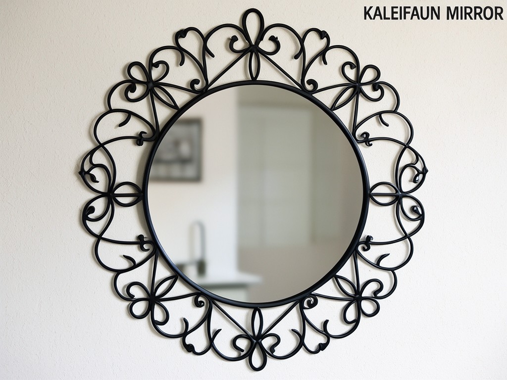 Wholesale Black Metal Round Decorative Wall Mirror Suppliers