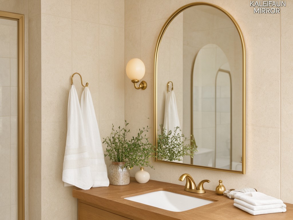 Wholesale Gold Arch Wall Vanity Bathroom Mirror Suppliers