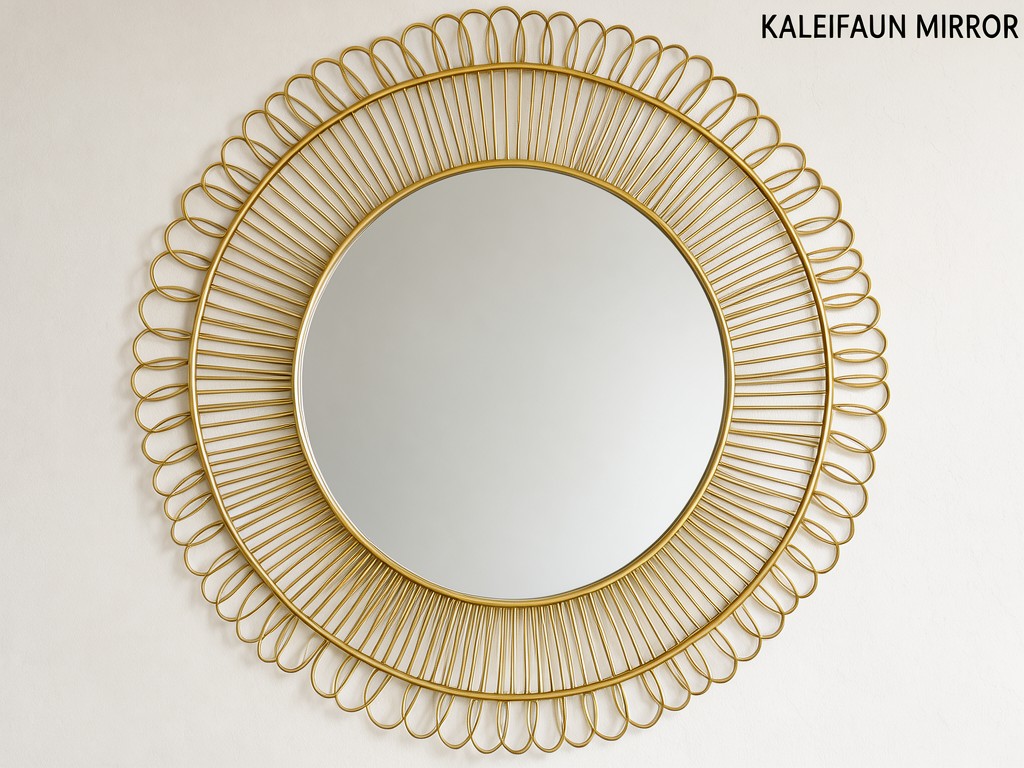 Wholesale Gold Metal Multi Layered Circle Wall Accent Mirror Suppliers